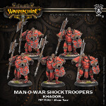 Khador Man O War Shocktroopers PLASTIC