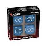 MTG: Deluxe 22MM Island Loyalty Dice Set with 7-12