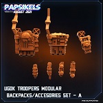 Ugok Troopers Backpacks/Accessories Set A Ugok Troopers Backpacks/Accessories Set A