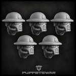 Masked Trench Troopers heads