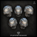 Biker helmets