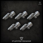 Laser Pistols (left)