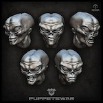 Gray Alien Heads