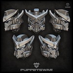 Mech Warrior helmets