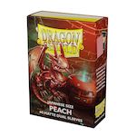 Dragon Shield Japanese Size Dual Matte - Peach (60 ct.)