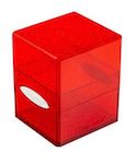 Satin Cube - Glitter Red