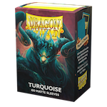 Dragon Shield Matte Sleeves Standard Size - Turquoise (100 sleeves)