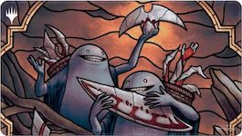 MTG: March of the Machine: The Aftermath White Stitched Playmat v3