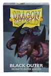 Dragon Shield Black Outer Sleeves - Matte Standard Size (100)