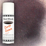 Dirty Down - Soot Black ageing spray - courier only