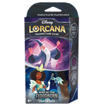 Disney Lorcana - Rise of the Floodborn Starter Deck -  Amethyst & Steel