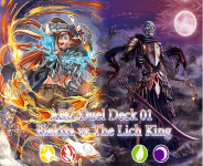 Force of Will ABC DUEL DECK 01 Elektra vs The Lich King