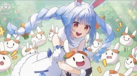 Ultra Pro - hololive OFFICIAL CARD GAME Stitched Playmat - Usada Pekora