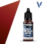 Vallejo True Metallic Metal Shade: Forged Red
