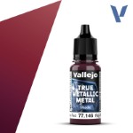 Vallejo True Metallic Metal Shade: Ruby Red