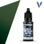 Vallejo True Metallic Metal Shade: Amber Green