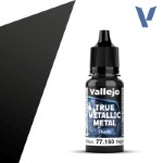 Vallejo True Metallic Metal Shade: Obsidian Black