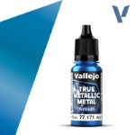 Vallejo True Metallic Metal Airbrush: Sapphire Blue