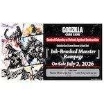 Godzilla Card Game Sleeve & Card Set: Ink-Brushed Monster Rampage