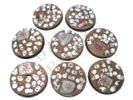 Skulls, 40mm Round Base, 8 pieces