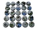 Waterworks, 25mm Round Base, 25 pieces