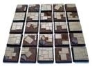Slate Ruins, 25mm Square Base, 25 pieces