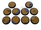 Docks of Despair, 30mm Rolled Shoulder Base, 10 pieces
