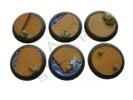 Docks of Despair, 40mm Rolled Shoulder Base, 6 pieces