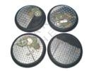 Mechanical Steampunk, 50mm Rolled Shoulder Base, 4 pieces