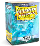 Dragon Shield Matte Sleeves Standard Size - Clear (100 sleeves)