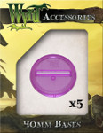 Purple Translucent Bases 40mm (5)