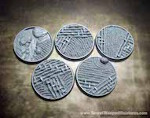 Asian Garden, 40mm Beveled/Round (5)