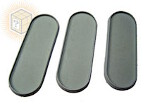 Hollow Blanks, 25x70mm Beveled/Round (3)