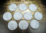 Lava Flow Bases, 30mm Round Lip (10)