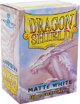 Dragon Shield Matte Sleeves Standard Size - White (100 sleeves)
