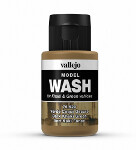 Vallejo Model Wash 35ml - Dark Khaki Green Wash 
