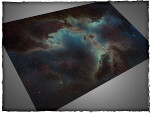 Mousepad games mat, size 4x6, deep space theme
