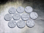 Lava Flow, 32mm Round/Beveled (10)