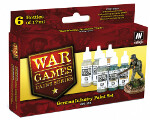 Model Color Set - WWII Wargames - Germany Infantry Paint Set (x6)
