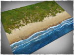Mousepad games mat, size 4x6, Beach theme