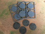 Paved Effect Bases: 50mm Diameter