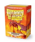 Dragon Shield Matte Sleeves Standard Size - Orange (100 sleeves)