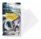 Dragon Shield Perfect Fit Sleeves - Clear/Clear (100)