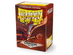 Dragon Shield Matte Sleeves Standard Size - Crimson (100 sleeves)