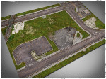 Mousepad games mat, size 4x6, Walking Dead Town theme