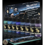 Sky And Ice Blue Paint Set