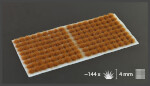 Gamer's Grass: Brown Tufts - 4mm Small